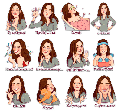 Оригинальные стикеры для Telegram