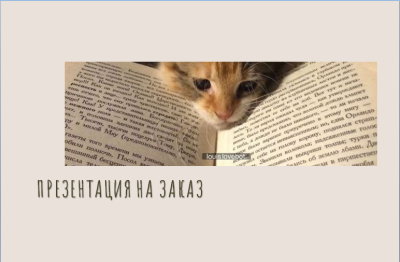 Презентация для школьников и студентов, а также для предпринимателей 
